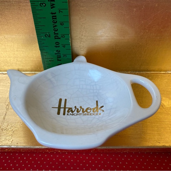 Harrods Tea Cup (or can be coffee mug) and Teabag Tidy (Teabag dish) - Picture 7 of 11